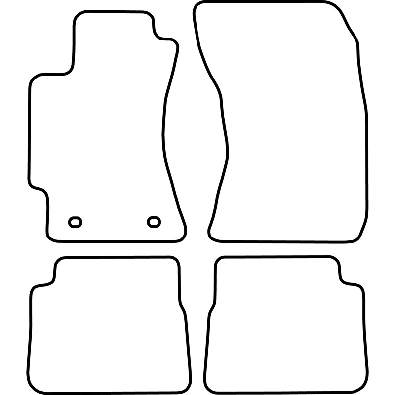 Set velour car mats  Subaru Forester 2008-2013