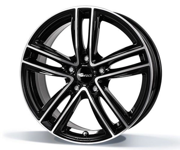 RC Design RC27 7x17 5x105 ET42 glanzend zwart / front gepolijst