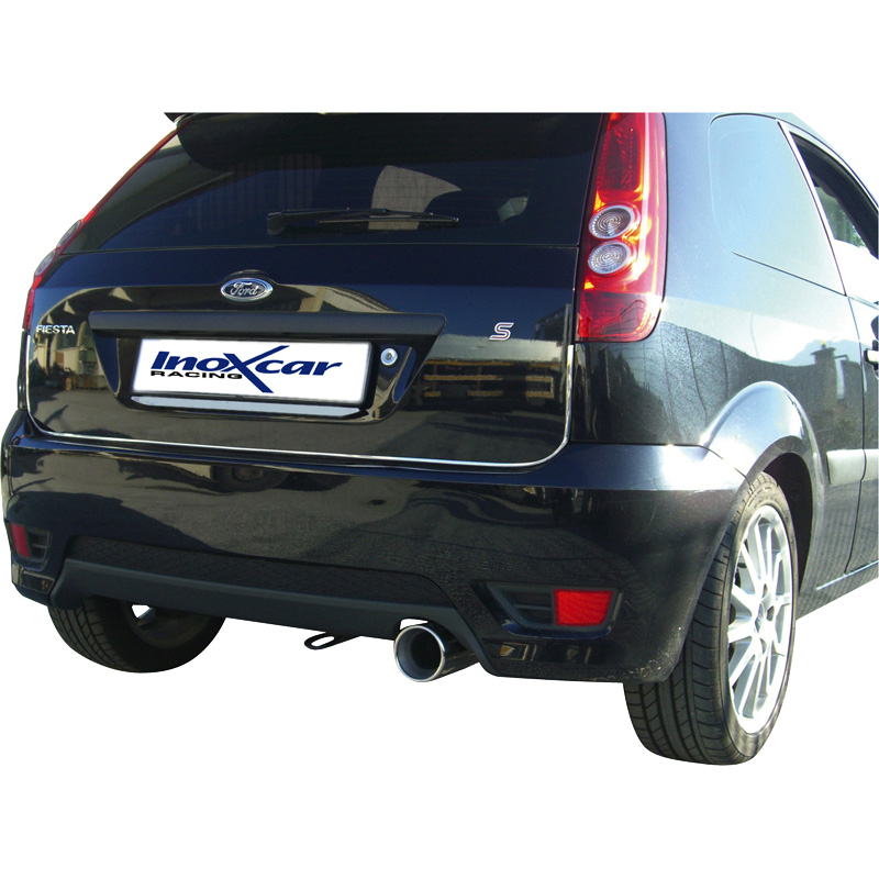 100% Inox Sport Exhaust  Ford Fiesta 1.6 TDCi (90HP) 2002- 102mm
