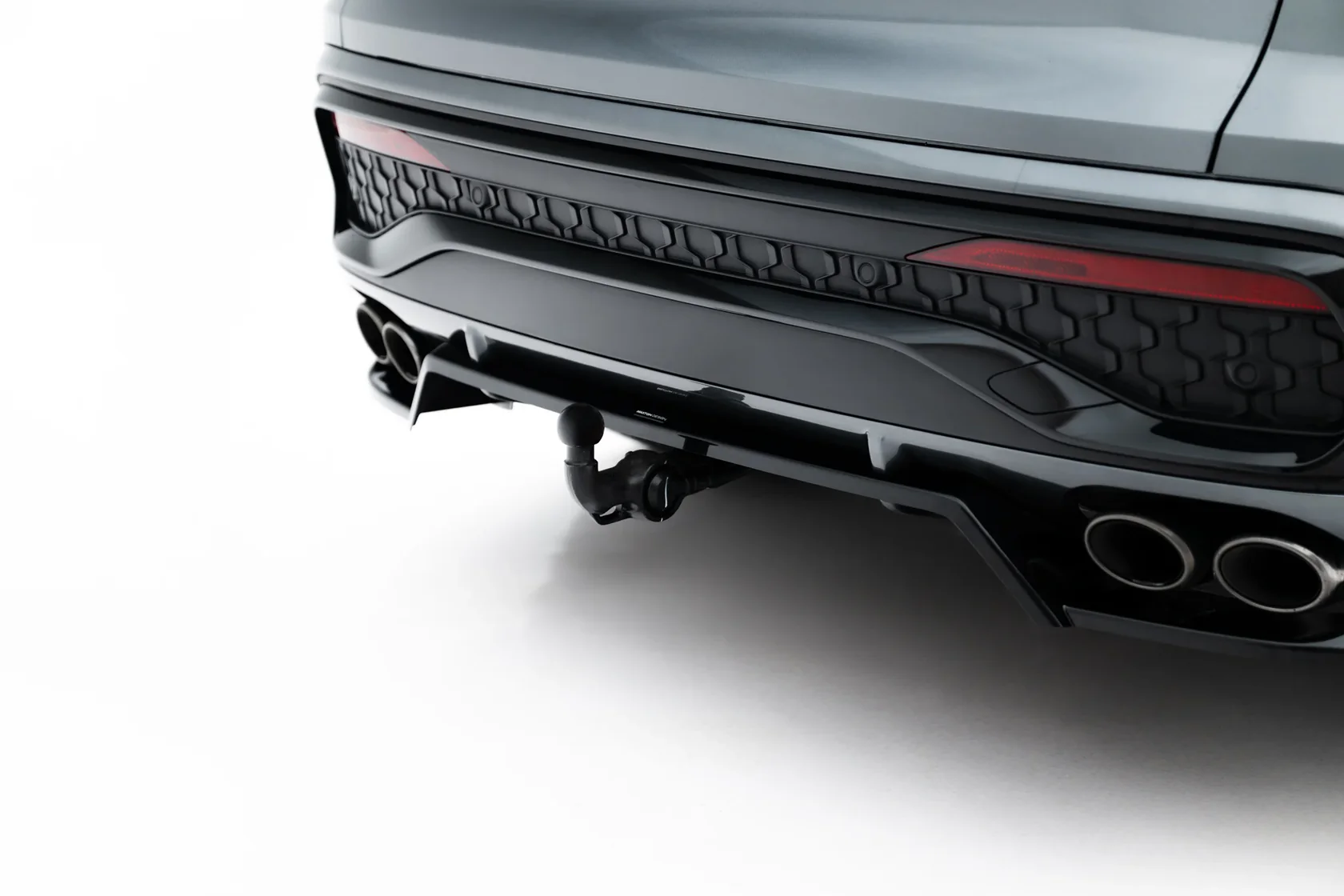 Diffuser passend voor Audi SQ5 Sportback / SUV Mk3 Maxton Glans Zwart
