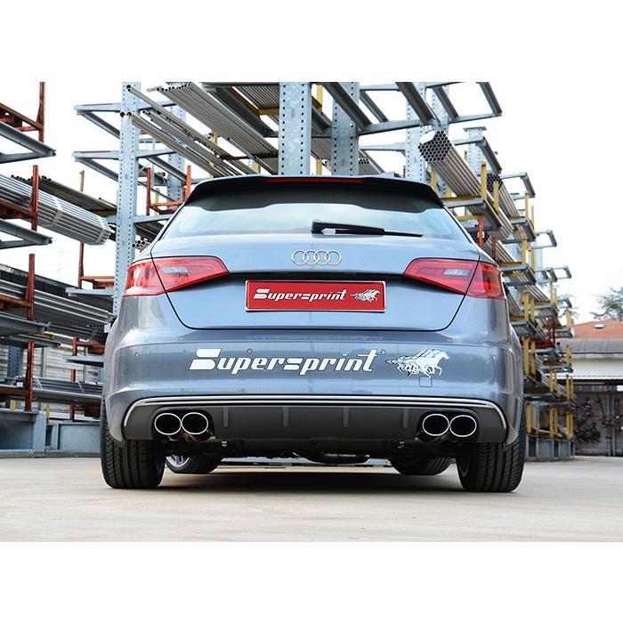 AUDI A3 8V Sedan 1.5 TFSI (150 Hp) 2017 Endpipe kit 100x75 Right + 100x75 Left