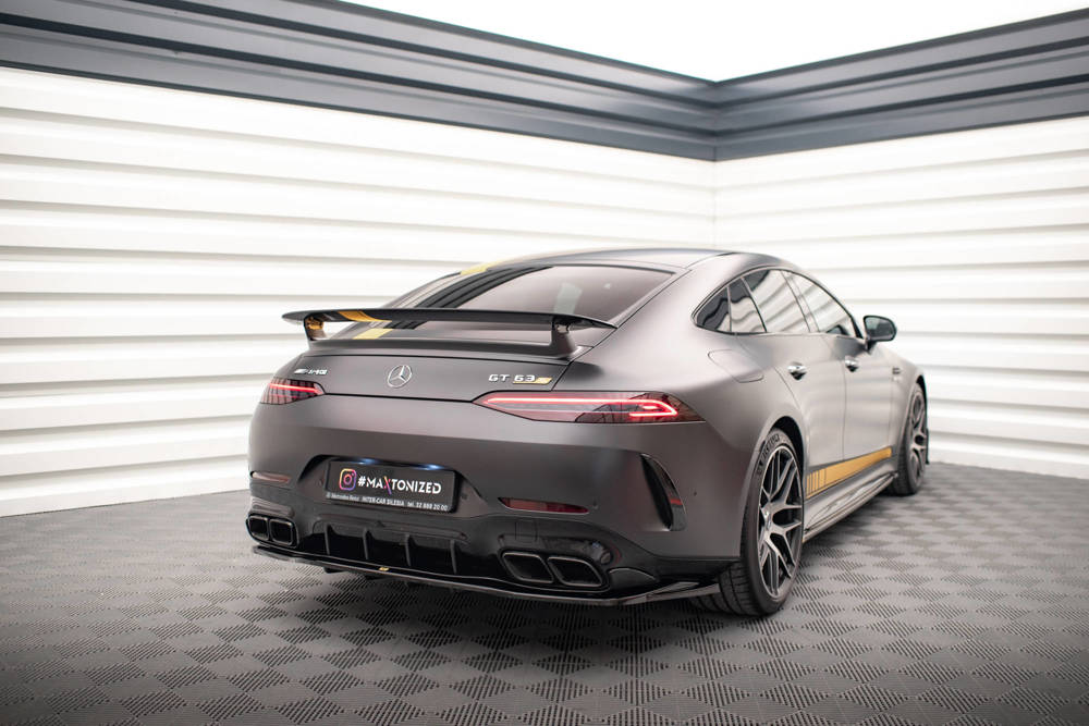 Diffuser passend voor Mercedes AMG GT63 Aero pack Maxton Glans Zwart