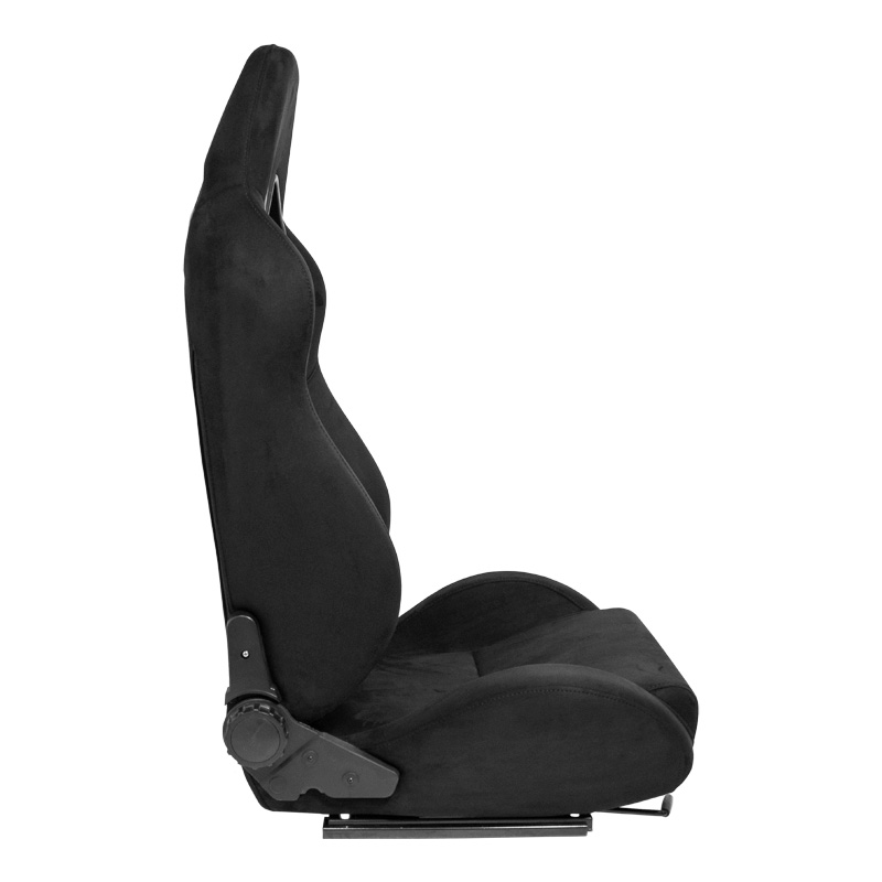 Sport seat 'LH' - Black - Dual-side reclinable back-rest - incl. slides