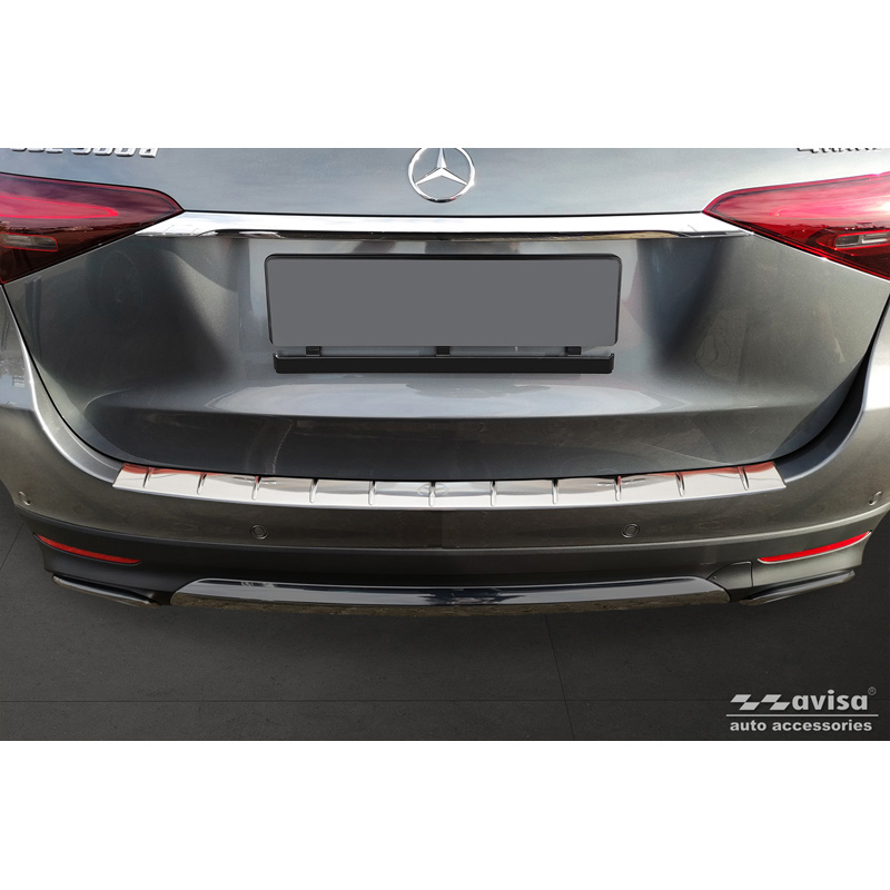 Stainless Steel Rear bumper protector  Mercedes GLE II (W167) Facelift excl. AMG 2023- 'Ribs'