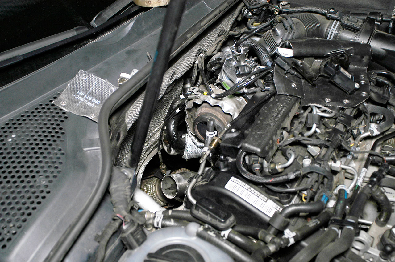 AUDI A3 8V QUATTRO 2.0 TDI (150 Hp) 2012 Turbo Downpipe (replaces diesel soot filter) With sensor bu