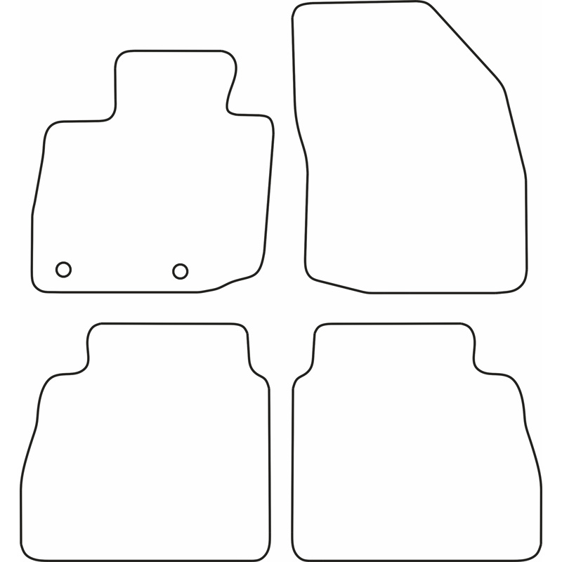Set velour car mats  Honda Civic 3/5 doors 2005-2012