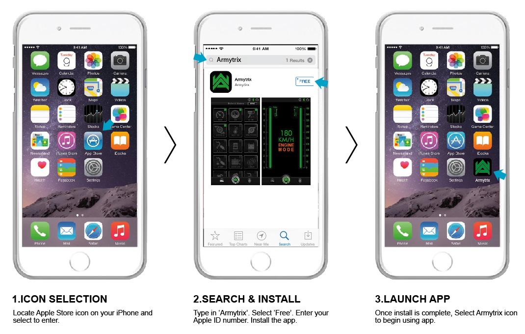 Armytrix Ford Mustang Ecoboost 2.3 (MK6) (2015-) Dual Chrome sil