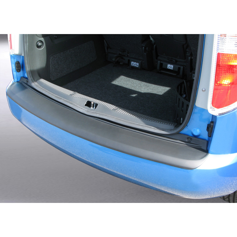 ABS Rear bumper protector  Skoda Roomster Black