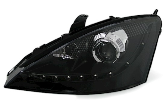 Headlights Ford Focus Angel Eyes 98-01 Black