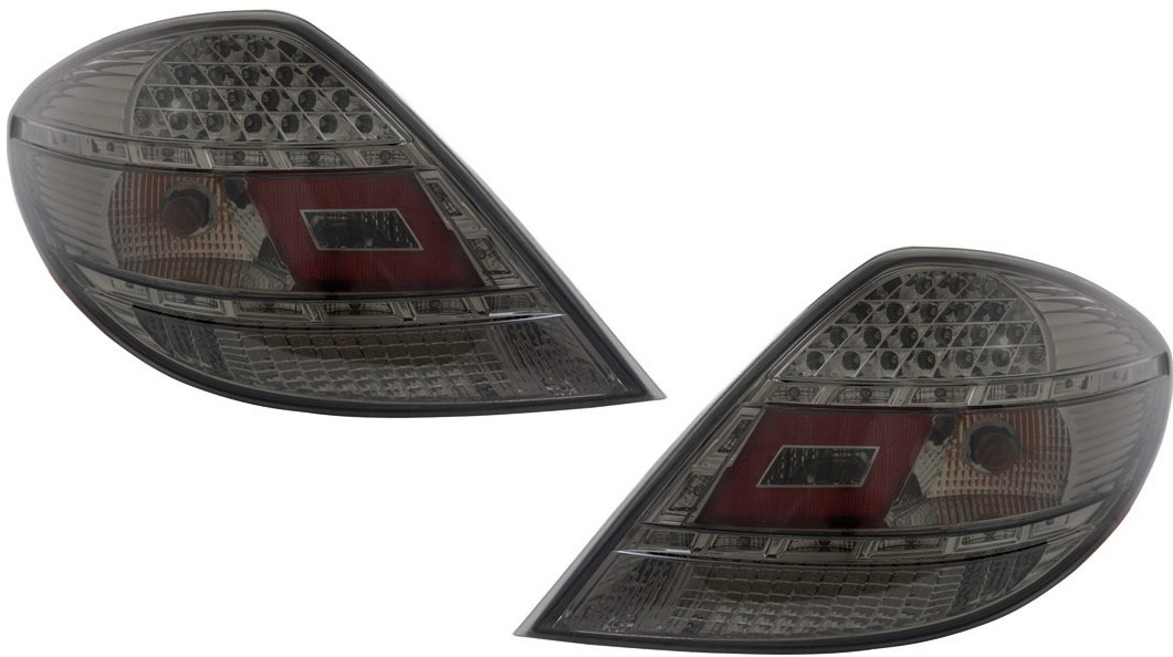 Tail Lights Mercedes SLK R171 04-11 LED Clear Black