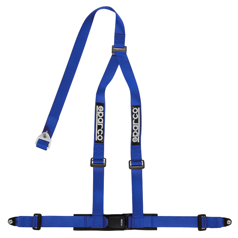 Sparco 3-Point Sport seat belt - Blue - incl. screw mounting (E-Mark)