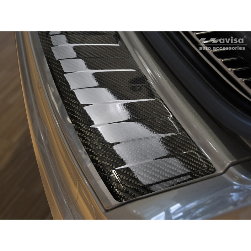 Real 3D Carbon Rear bumper protector  Volvo XC60 Facelift 2013-2016