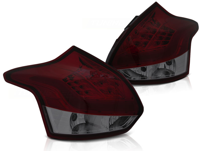 Ford Focus III 2011-2014 LED Red/Smoke Tail Lights