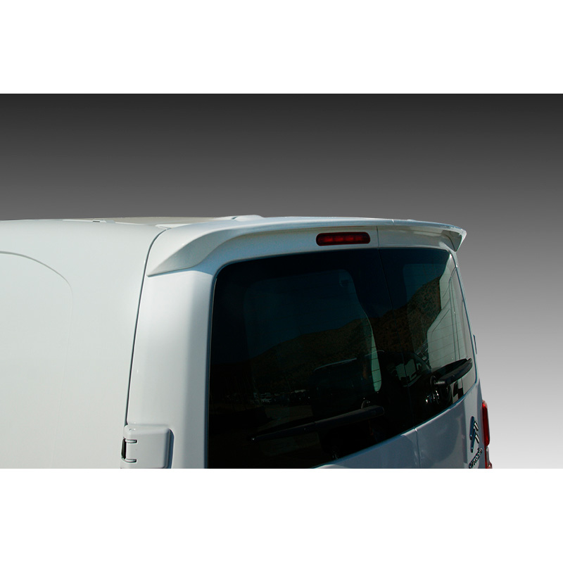 Roof spoiler  Citroën Jumpy/Dispatch/Spacetourer & Peugeot Expert III/Traveller & Toyota Proace 2016- & Opel Vivaro C/Zafira Life 2019- & Fiat Scudo/Ulysse 2022- (with 2 rear doors) (PU)