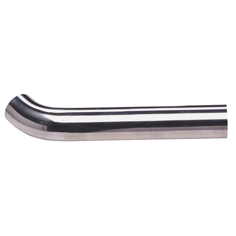 Universal Aluminum Air intake pipe - 45 Degrees - Diameter 76mm - Length 70cm