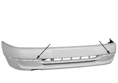 voorbumper, compleet, in primer, 09/1999-Citroen Saxo, 1996-2005