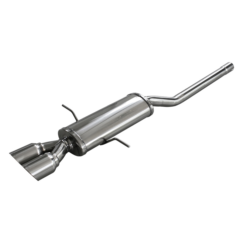 100% Inox Sport Exhaust  Mini R58 Coupé 1.6 Cooper S/JCW (184/211HP) 2011- 2x80mm Racing