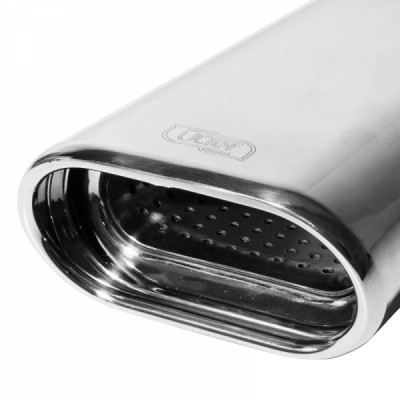 muffler BMW 3-serie e46 diesel 1998-2003 RVS eindstuk 120x80mm