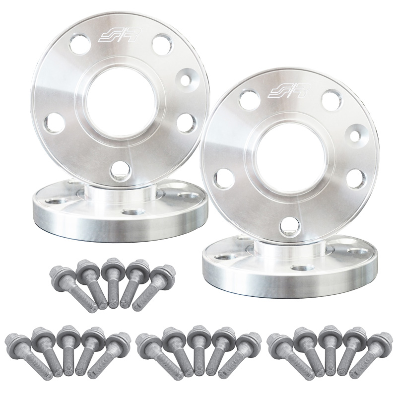 Simoni Racing Aluminium Wheel Spacer Kit - 2x16mm(FA) - 2x20mm(RA) (Hub 65,1mm) including wheel bolts -  Peugeot various