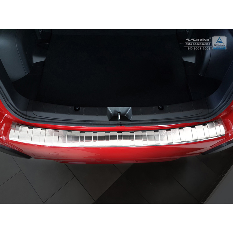 Stainless Steel Rear bumper protector  Subaru XV II 2017- 'Ribs'