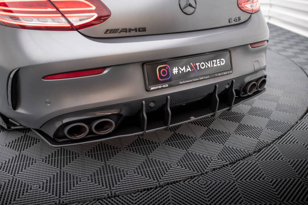 Diffuser passend voor Mercedes C43 W205 Coupe FL Maxton