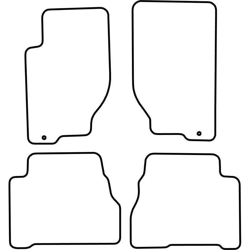 Set car mats  Kia Sorento 2002-2006 (4-pieces)