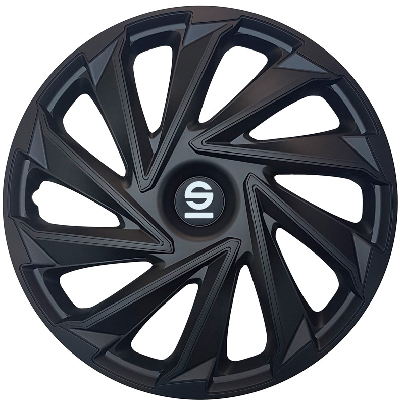 Sparco Wheel Covers Varese - 15-inch - Black - Set of 4 pieces