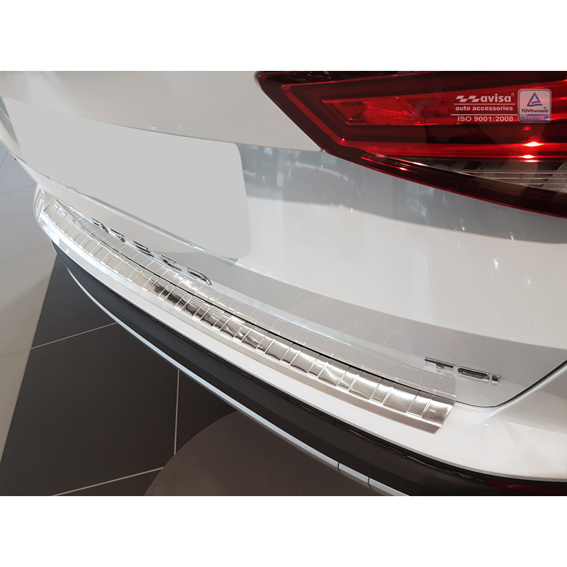 Stainless Steel Rear bumper protector  Seat Ateca 2016-2020 & FL 2020- 'Ribs'