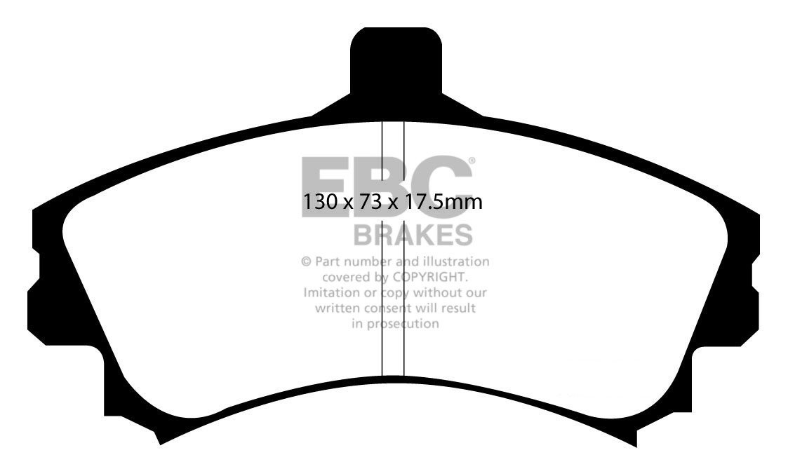 EBC Brakes SMART Forfour 1.5 2004-2006 Remblokken voorzijde