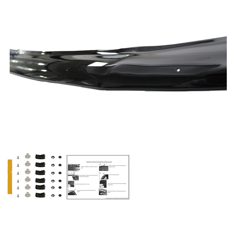 Bonnet Protector  Volkswagen Transporter T5.1 2010-2015 - Gloss black