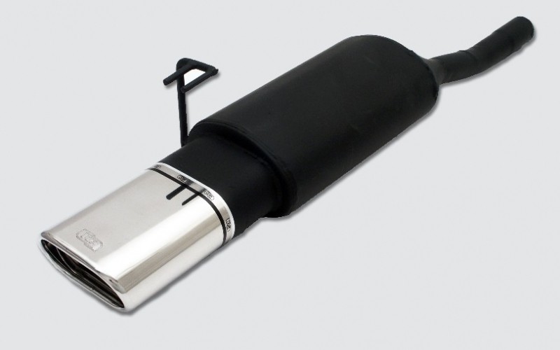 Muffler Fiat Bravo 1997-2001 RVS eindstuk 80mm rond