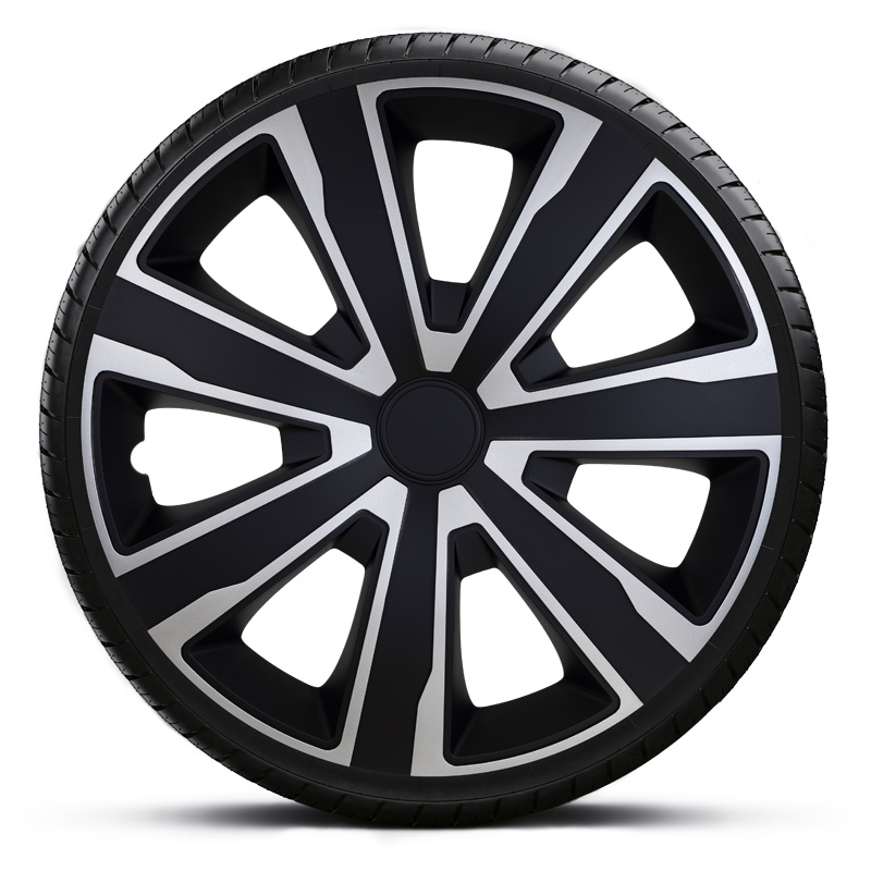 Set wheel covers Tenzo 14-inch silver/black