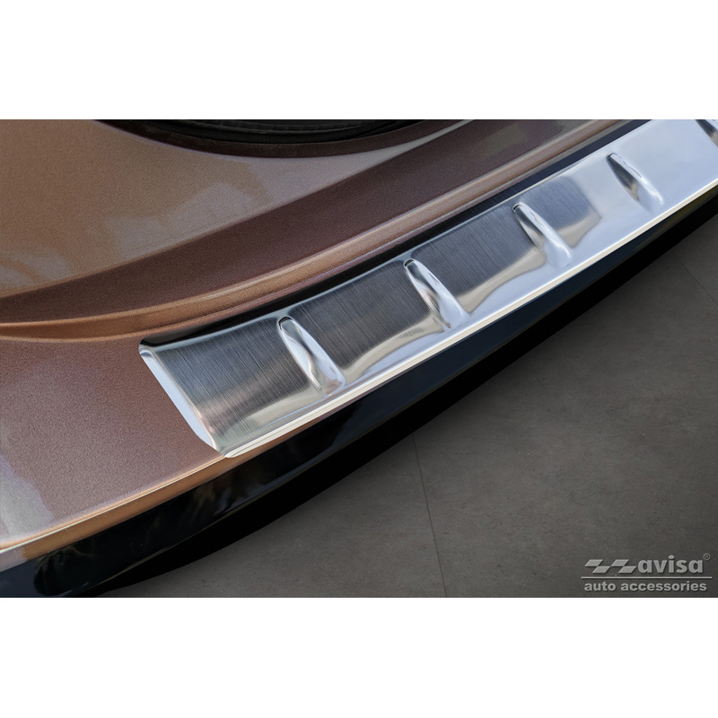 Stainless Steel Rear bumper protector  Nissan Ariya 2022- 'Ribs'