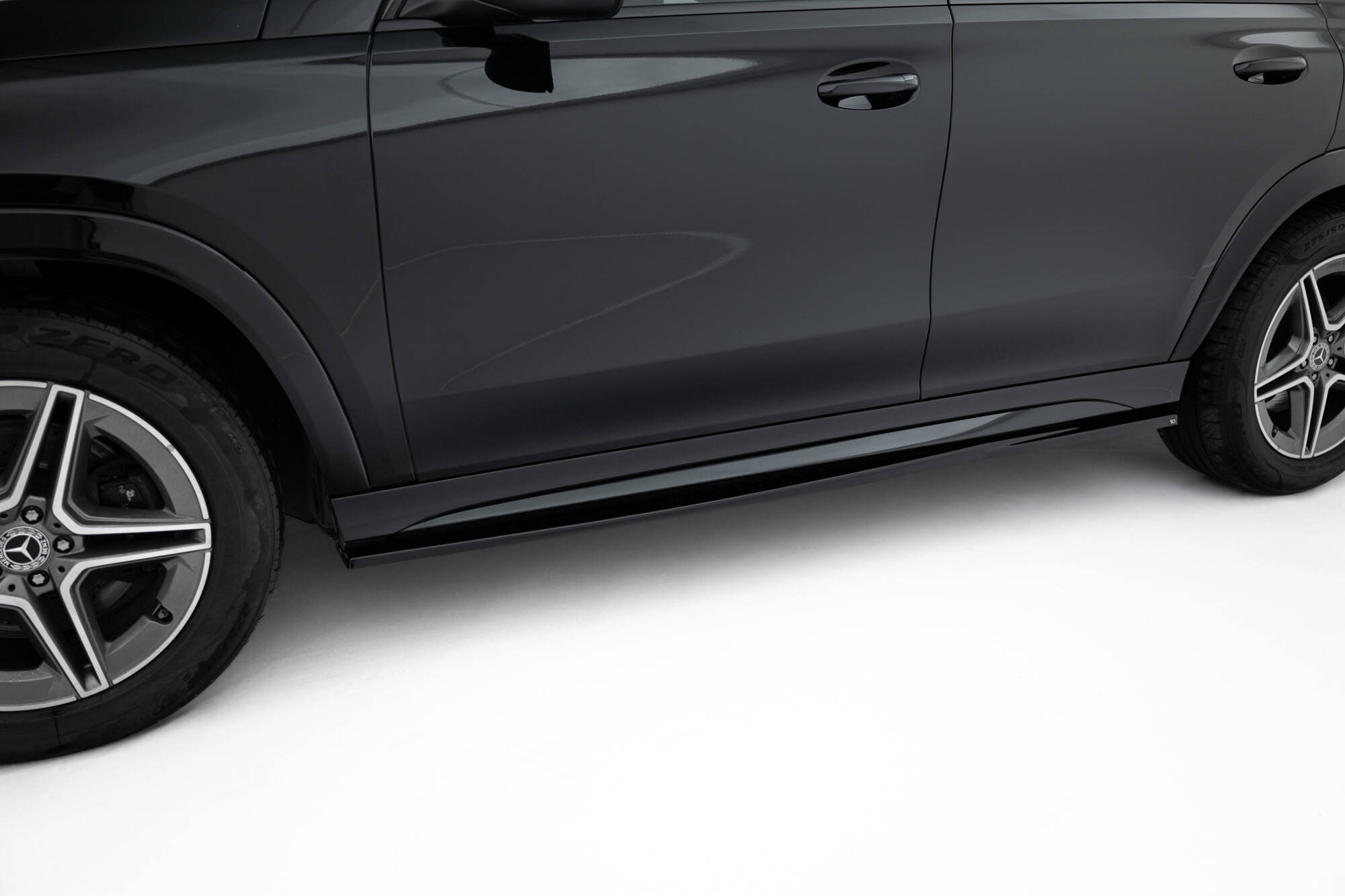 Zijskirts passend voor Mercedes-AMG GLE 53 / AMG-Line SUV / Coupe W167 Facelift / C167 Facelift Maxton Glanzend zwart