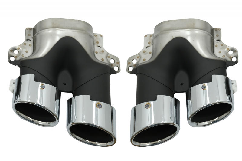 Diffuser passend voor Mercedes E-Class W213 AMG Line (2016-..) E53 Design Chroom Edition