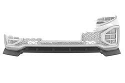 Front Spoiler VW Touareg 3 CR – CSR Automotive Cup Spoiler Lip High-Gloss Black with ABE