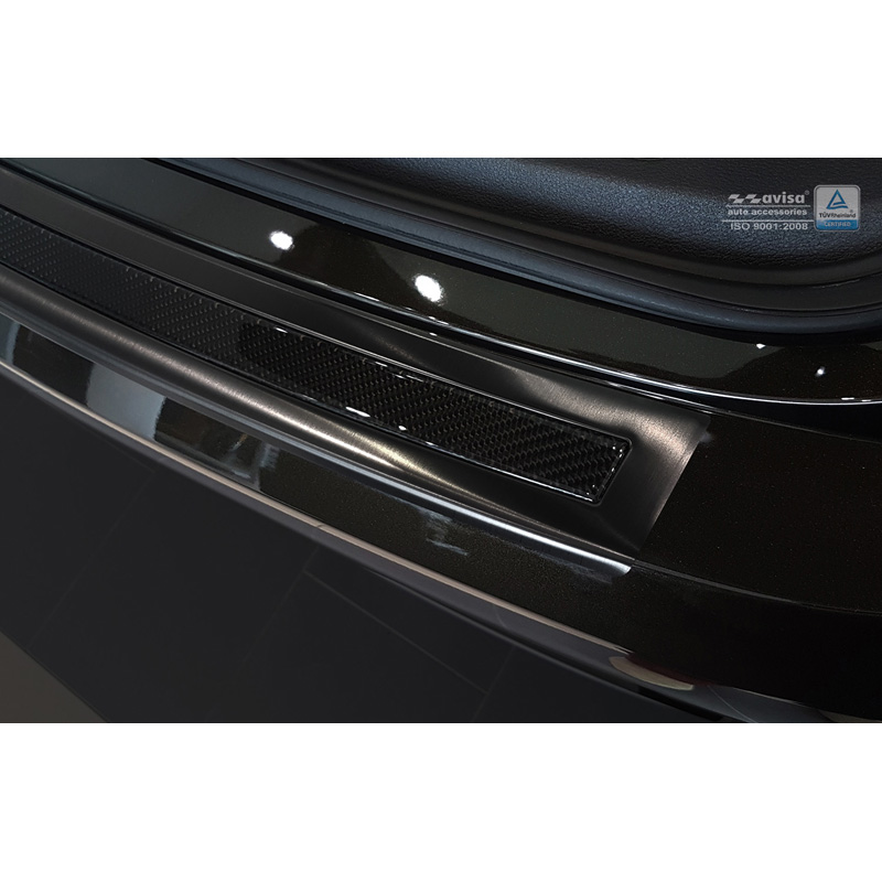 Stainless Steel Rear bumper protector 'Deluxe'  BMW X6 F16 2014-2019
Black/Black Carbon  excl. M-Package