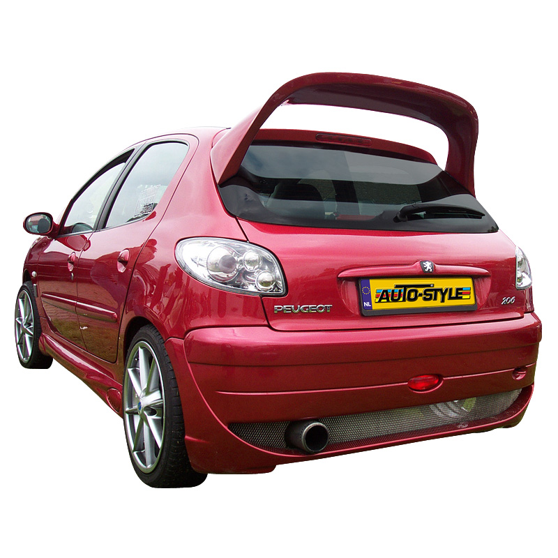 Set Tail Lights  Peugeot 206 excl. CC/SW - Chrome