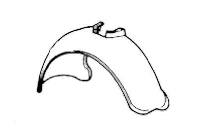 binnenscherm, plastic, voor, links Fiat Fiorino, 1991-2003