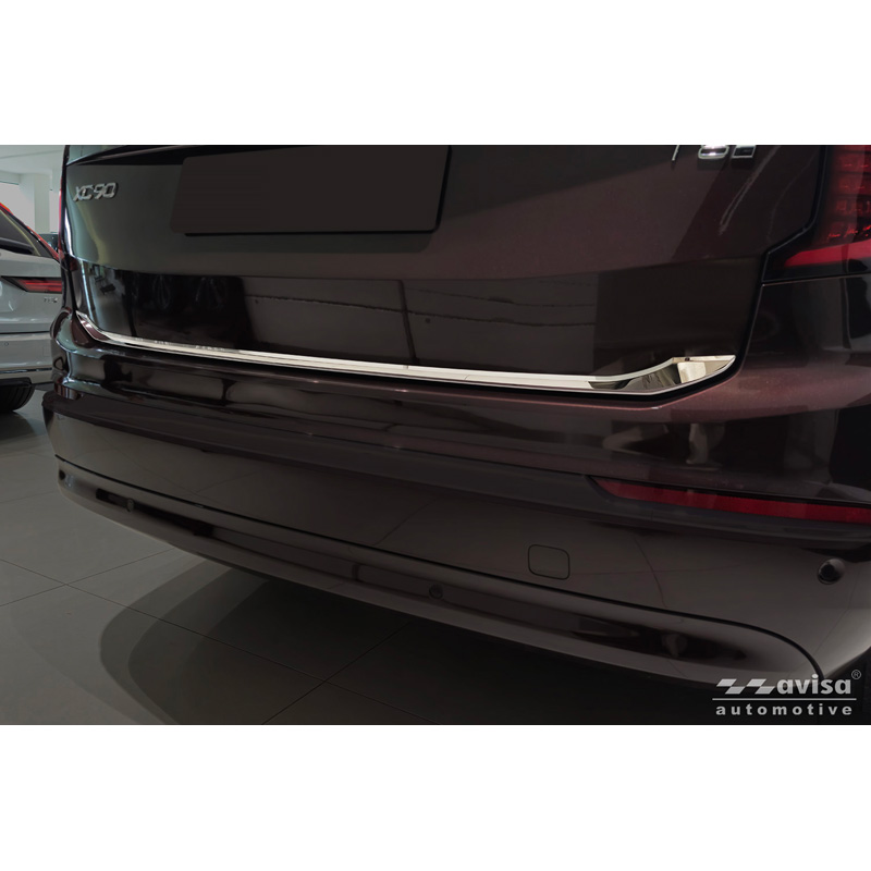 Avisa Chrome Stainless Steel Trunk Tailgate Trim Cover  Volvo XC90 II 2015-19, Facelift 2019-2024 & Facelift 2024-