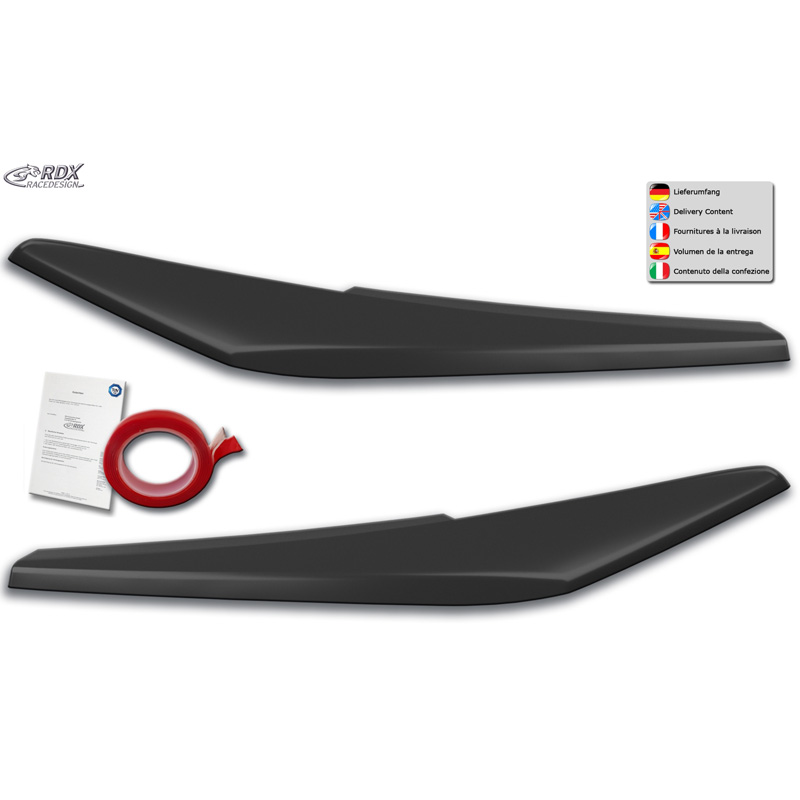 Head light spoilers  Audi Q2 (GA) 2016- (ABS)