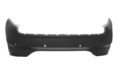 achterbumper, in primer, voor Parkcontrol Audi A6, 2004-2010