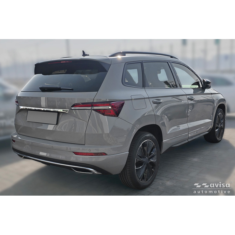 Avisa Chrome Stainless Steel Trunk Tailgate Trim Cover  Skoda Karoq (NU7) Facelift 2022-