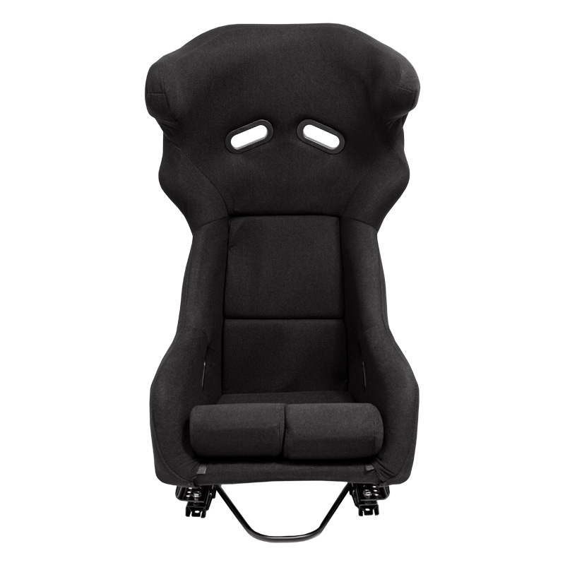 Sport seat 'FS' - Black - Non-reclinable fibreglass back-rest - incl. slides