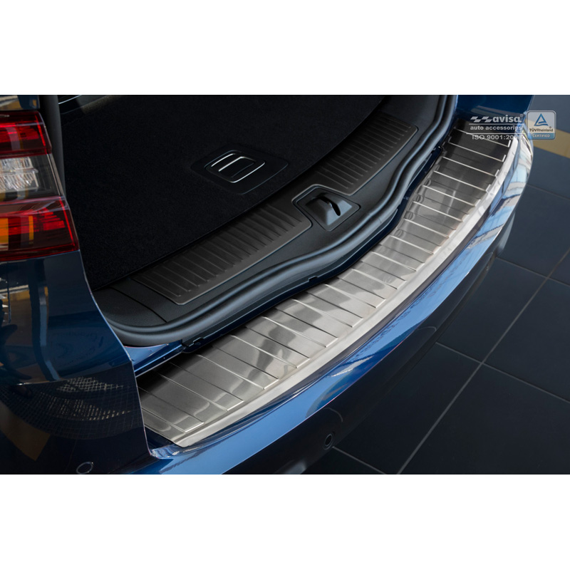 Stainless Steel Rear bumper protector  Renault Talisman Grandtour 2016-2020 & FL 2020- 'Ribs'