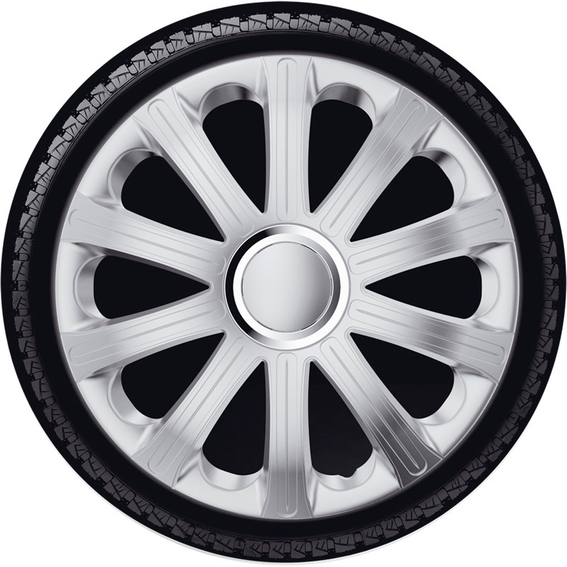 Set J-Tec wheel covers Modena 16-inch silver + chrome ring