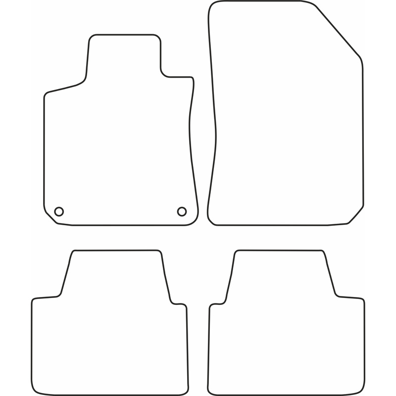 Set car mats  Peugeot 308 SW 2014-