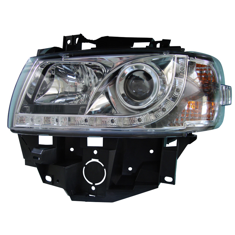 Set Headlights in DRL-Look  Volkswagen Transporter T4 'GP' 1996-2003 - Chrome