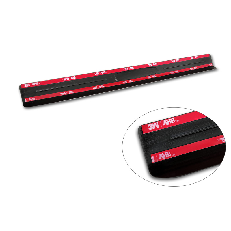 Black Inox door sill protectors  Volkswagen ID.Buzz 2022- 'E-Power' - 2-pieces