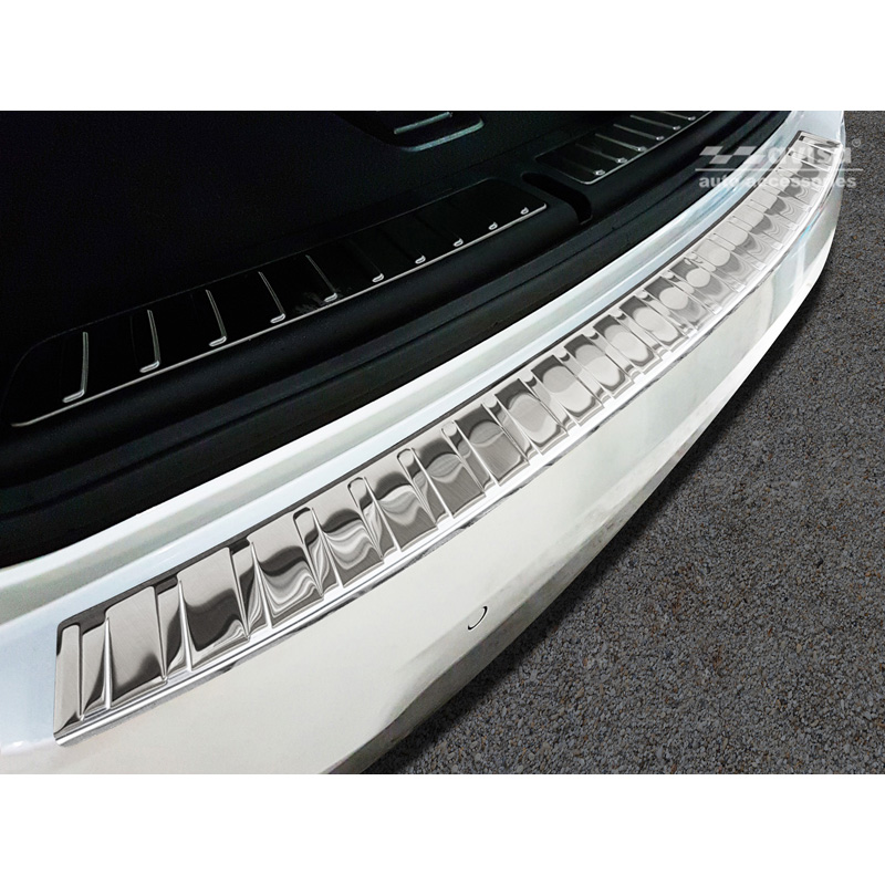 Stainless Steel Rear bumper protector  BMW X3 (G01) 2017-2021 & FL 2021-2024 with M-Package incl. M Competition 2019-2021 'Ribs'